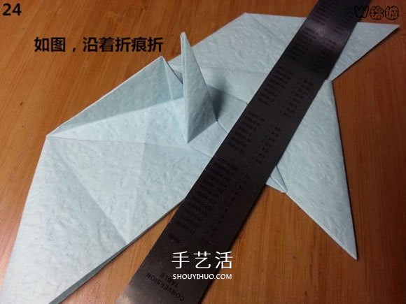 卡通天使的折纸教程 手工折可爱的天使图解(图21)