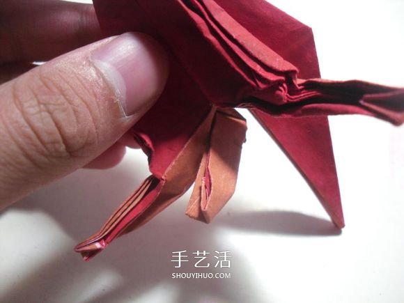 手工篝火的折纸方法 怎么折纸火焰图解教程(图24)