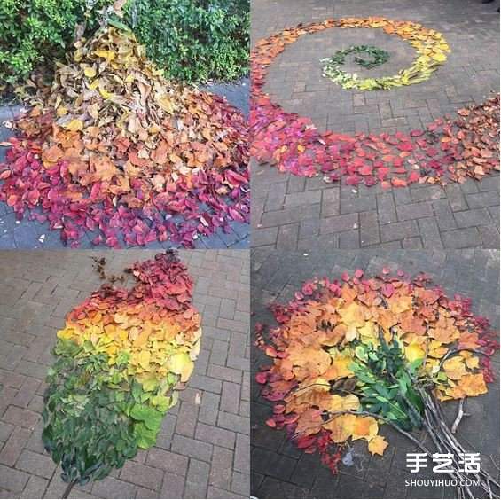 扫地也能很诗意 这么DIY让秋天落叶更浪漫！(图2)