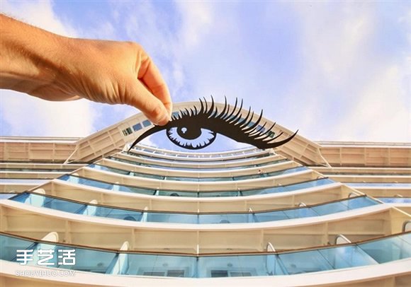 当剪纸艺术遇上建筑 全球地标都被他玩坏了！(图10)