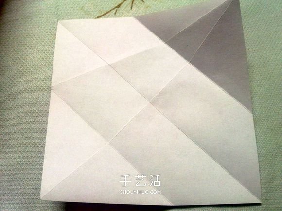 萌神折纸教程 可爱立体大白的折法图解步骤(图6) 萌神折纸教程 可爱立体大白的折法图解步骤(图6)