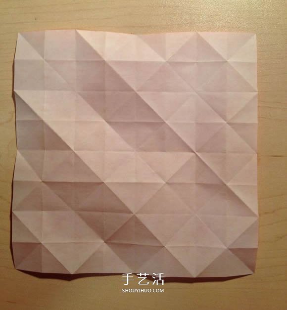 立体组合刺球的折法 带刺花球的折纸图解(图6) 立体组合刺球的折法 带刺花球的折纸图解(图6)