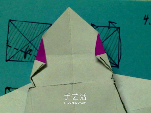 萌神折纸教程 可爱立体大白的折法图解步骤(图19) 萌神折纸教程 可爱立体大白的折法图解步骤(图19)