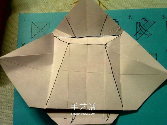 萌神折纸教程 可爱立体大白的折法图解步骤(图14) 萌神折纸教程 可爱立体大白的折法图解步骤(图14)