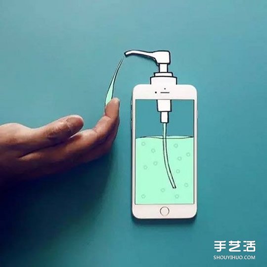 逃离烦闷生活：艺术家让手机变身可爱糖果盒(图4)