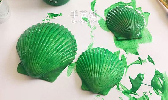 用贝壳做小乌龟的方法 幼儿手工制作小乌龟(图1)