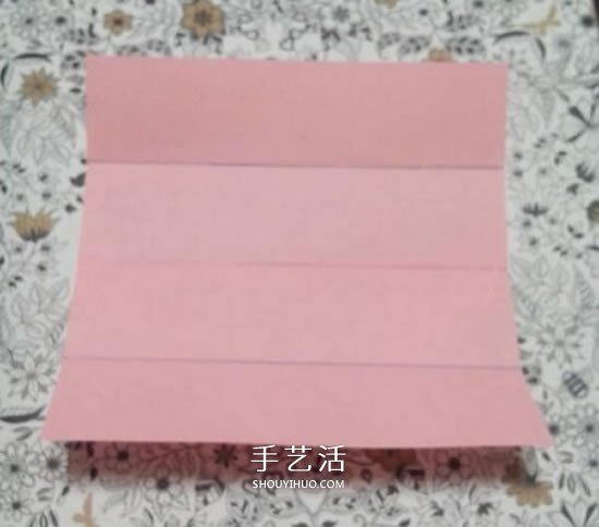 爱心相框怎么折图解 带心形四方相框的折法(图4)