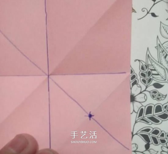 爱心相框怎么折图解 带心形四方相框的折法(图16)