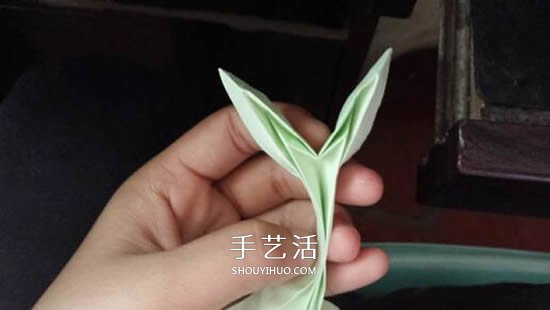 立体树苗的折法图解 折纸树苗的方法步骤图(图17) 立体树苗的折法图解 折纸树苗的方法步骤图(图17)