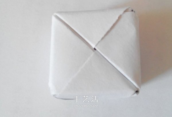 多面立方体的折法图解 折纸立方体的步骤图(图1)