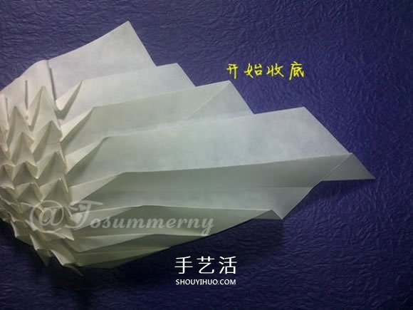 立体海螺的折法图解 详细折纸海螺的过程步骤(图28)