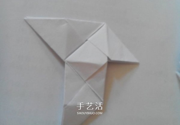 多面立方体的折法图解 折纸立方体的步骤图(图6)