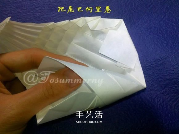立体海螺的折法图解 详细折纸海螺的过程步骤(图32)