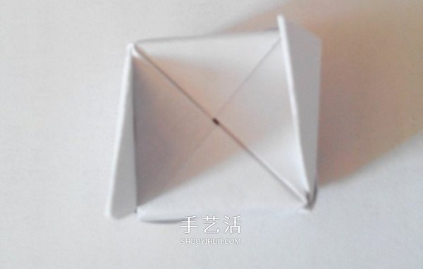 多面立方体的折法图解 折纸立方体的步骤图(图10)