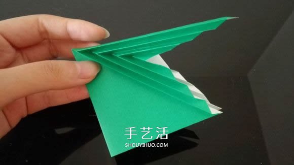 折纸热气球的方法过程 热气球的折法图解教程(图6)