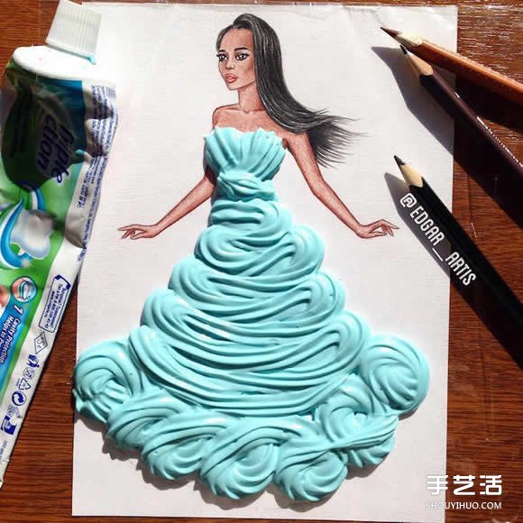 创意无极限 最天然华丽的日用品礼服DIY(图4)