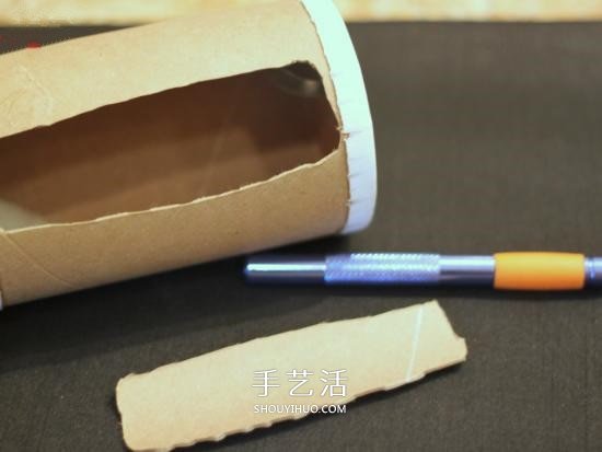 幼儿玩具包包的做法 废纸盒制作手提包玩具(图2)