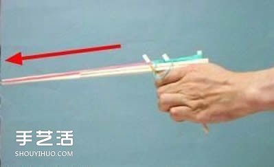 连发皮筋枪怎么做图解 自制连发皮筋枪做法(图8)