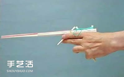 连发皮筋枪怎么做图解 自制连发皮筋枪做法(图9)