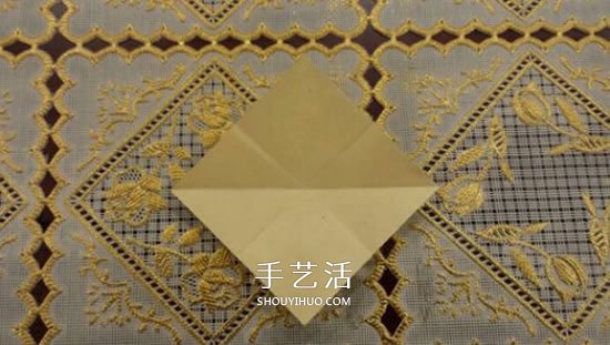 漂亮立体雨伞折纸图解 纸雨伞的折法步骤图(图2)