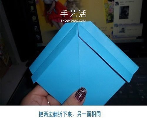 蝴蝶结折纸步骤图解 怎么折蝴蝶结简单好看(图7)