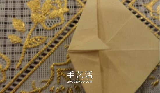 漂亮立体雨伞折纸图解 纸雨伞的折法步骤图(图8)