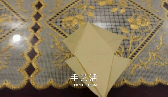 漂亮立体雨伞折纸图解 纸雨伞的折法步骤图(图13)