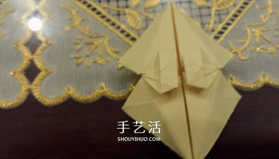 漂亮立体雨伞折纸图解 纸雨伞的折法步骤图(图14)