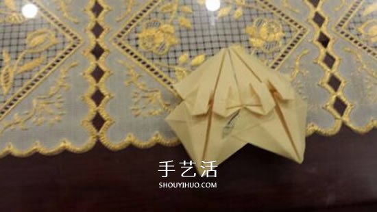 漂亮立体雨伞折纸图解 纸雨伞的折法步骤图(图18)