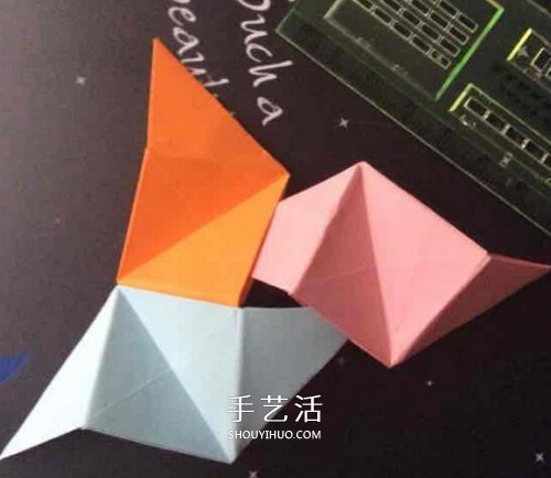 立体纸花球的折法图解 怎么折纸立体花球步骤(图20)