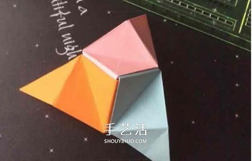 立体纸花球的折法图解 怎么折纸立体花球步骤(图21)