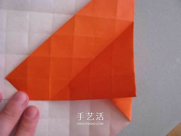 立体南瓜灯的折纸图解 手工复杂南瓜灯的折法(图5)
