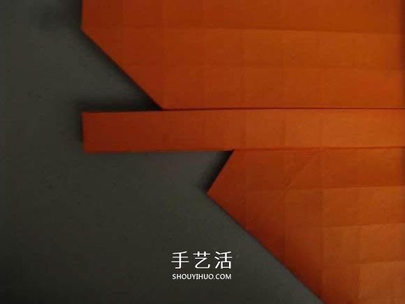 立体南瓜灯的折纸图解 手工复杂南瓜灯的折法(图18)