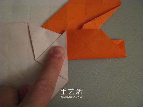 立体南瓜灯的折纸图解 手工复杂南瓜灯的折法(图14)