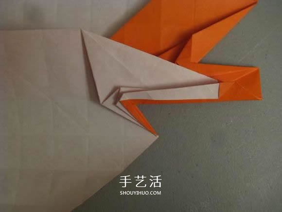 立体南瓜灯的折纸图解 手工复杂南瓜灯的折法(图17)