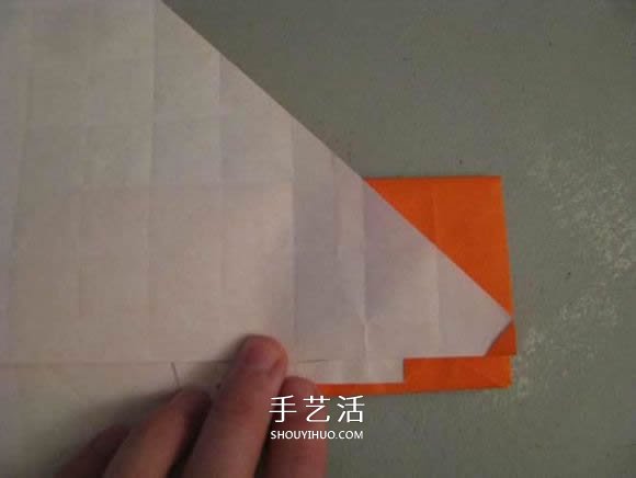 立体南瓜灯的折纸图解 手工复杂南瓜灯的折法(图19)