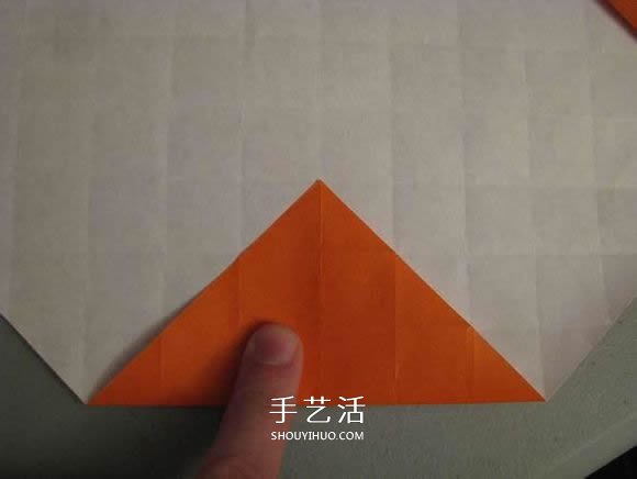 立体南瓜灯的折纸图解 手工复杂南瓜灯的折法(图24)