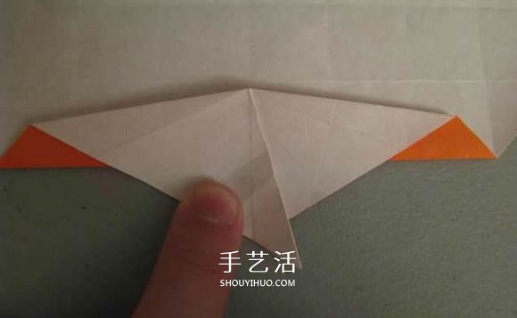 立体南瓜灯的折纸图解 手工复杂南瓜灯的折法(图27)