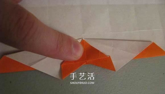 立体南瓜灯的折纸图解 手工复杂南瓜灯的折法(图29)