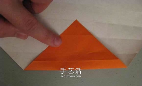 立体南瓜灯的折纸图解 手工复杂南瓜灯的折法(图25)