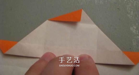 立体南瓜灯的折纸图解 手工复杂南瓜灯的折法(图34)