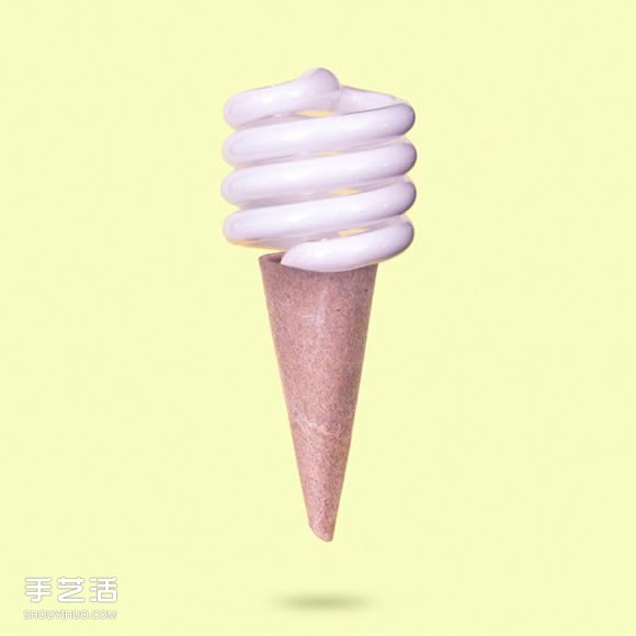 生活用品变成创作素材 DIY成毫无违和感的食物(图7)