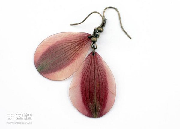超美花瓣项链DIY图片 手工制作花瓣项链作品(图7)
