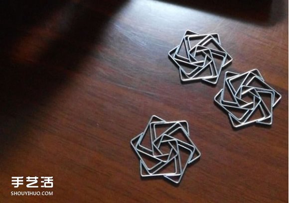 订书钉玫瑰花制作图解 用订书钉做玫瑰的步骤(图1)
