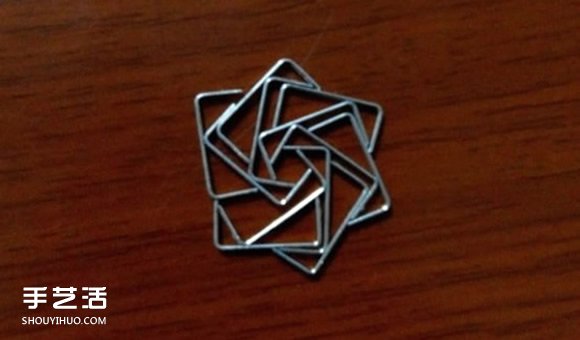 订书钉玫瑰花制作图解 用订书钉做玫瑰的步骤(图14)