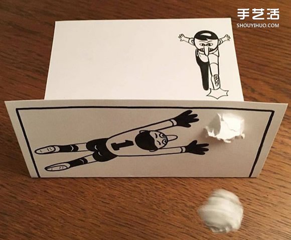 一支笔、一张纸，丹麦艺术家撕纸DIY出幽默！(图14)