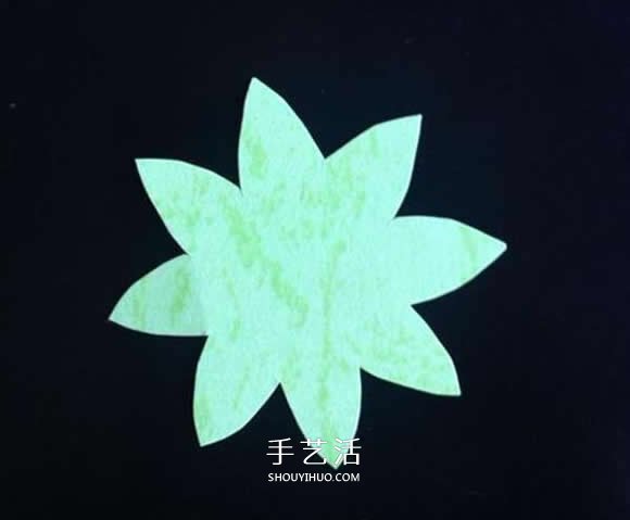 泡沫纸手工制作菊花 简单泡沫纸菊花的做法(图6)
