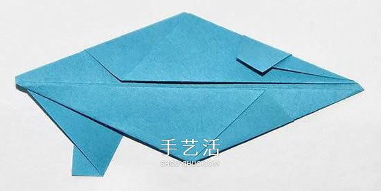 立体星星的折法图解 折纸星星花球的步骤图(图7)