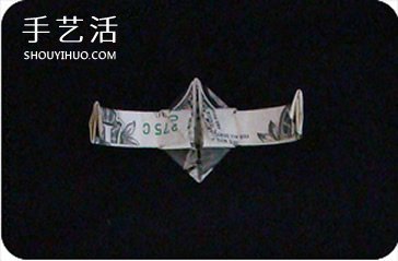 美元折纸戒指的教程 钻戒的折法用纸币图解(图20)
