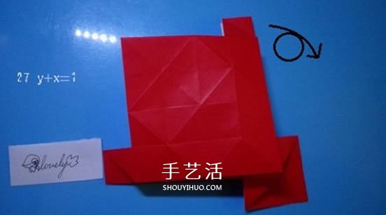铃铛的折纸方法图解 复杂折纸铃铛的折法步骤(图19)
